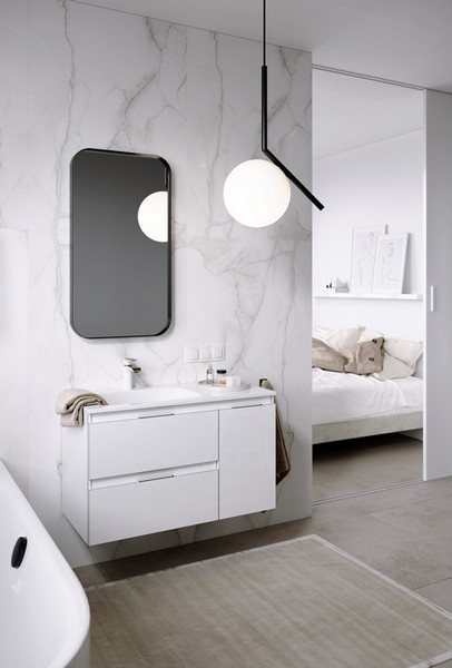 Тумба под умывальник Aqwella Accent L / ACC0109LW