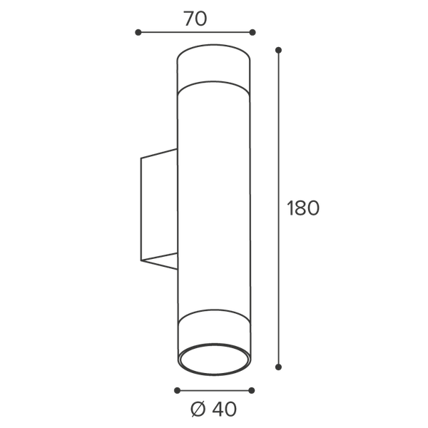 Бра Wolta WSL-MR11/W15BG