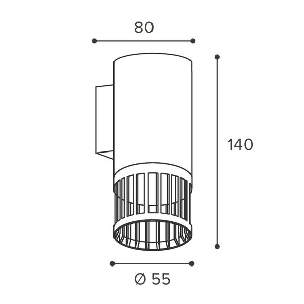 Бра Wolta WSL-GU10/W19B