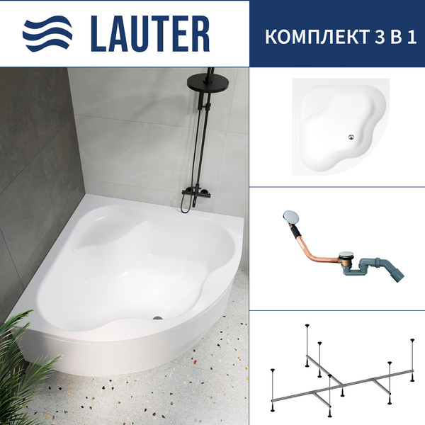 Ванна акриловая Lauter Majestica 150x150 / 21040150 - фото