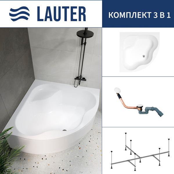 Ванна акриловая Lauter Majestica 150x150 / 21040150 - фото