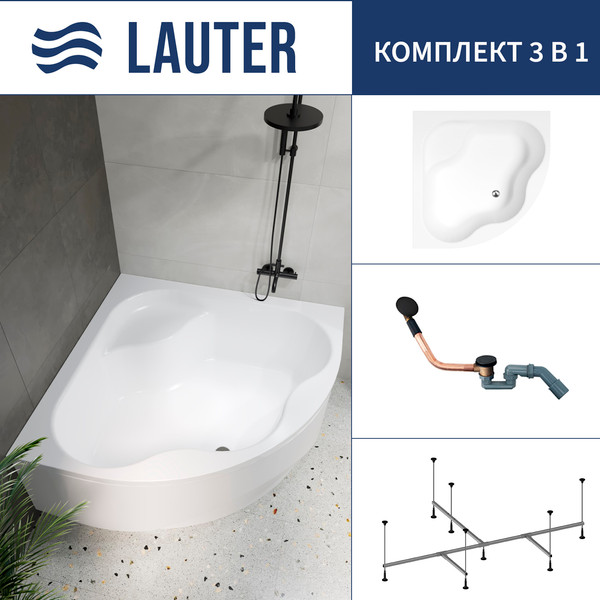 Ванна акриловая Lauter Majestica 150x150 / 21040150 - фото