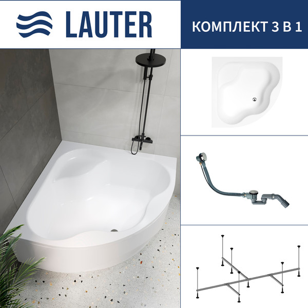 Ванна акриловая Lauter Majestica 150x150 / 21040150 - фото