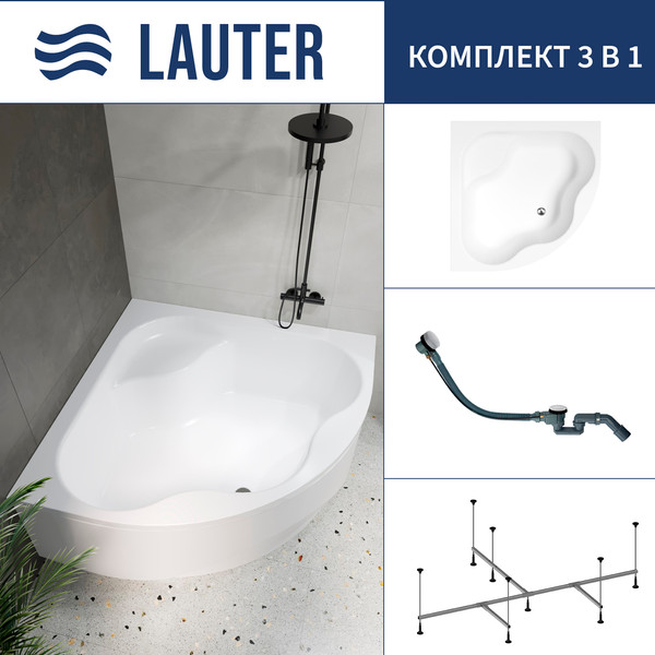 Ванна акриловая Lauter Majestica 150x150 / 21040150 - фото