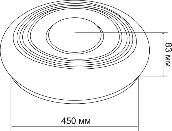 Потолочный светильник LuminArte CLL53