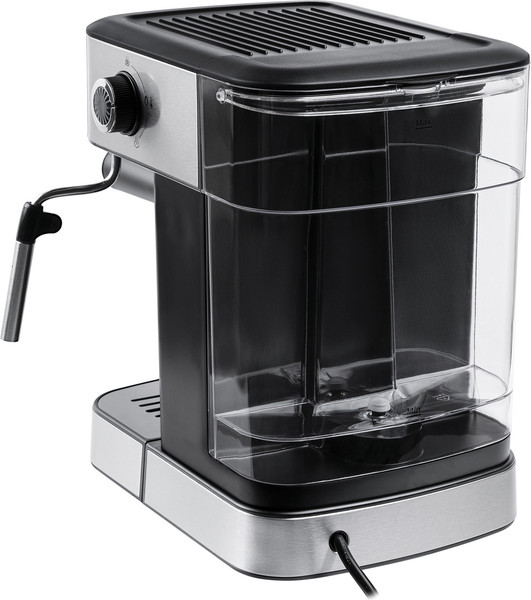 Кофеварка эспрессо BBK BCM1500 (черный/нержавеющая сталь)