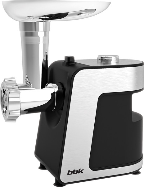 Мясорубка электрическая BBK MG2000 (металлик/черный) - фото