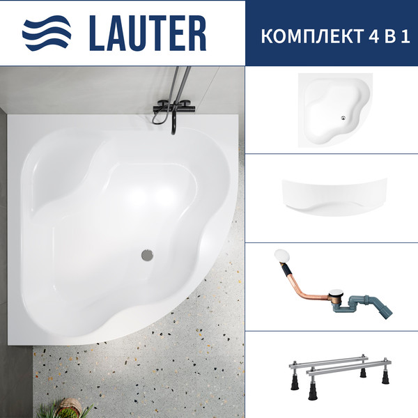 Ванна акриловая Lauter Majestica 150x150 / 21040150 - фото