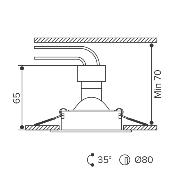 Точечный светильник Wolta WDL-GU5.3/02W-R
