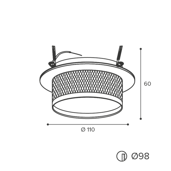 Точечный светильник Wolta WDL-GX53/12BG