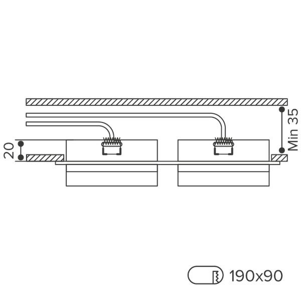 Точечный светильник Wolta WDL-GX53/06W-02