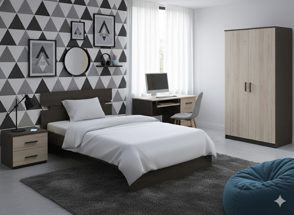 Односпальная кровать Proson Milton 90x190