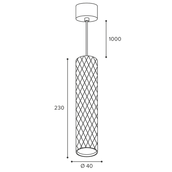 Потолочный светильник Wolta WSL-MR11/P17BG
