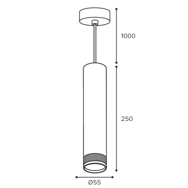Потолочный светильник Wolta WSL-GU10/P12BG