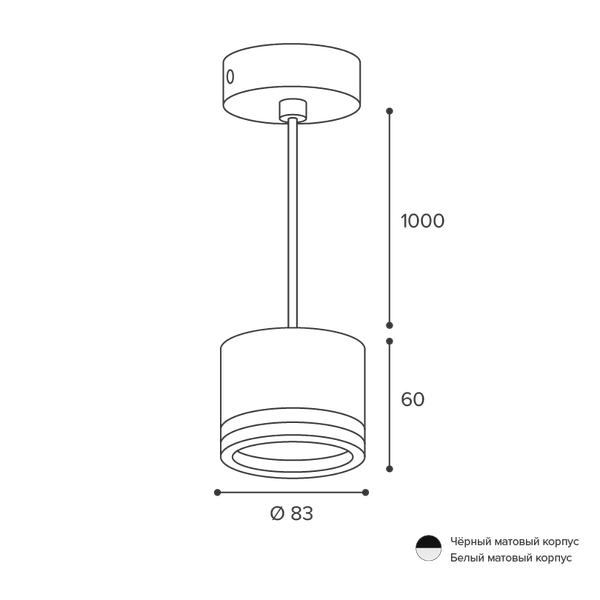 Потолочный светильник Wolta WSL-GX53/P06BL