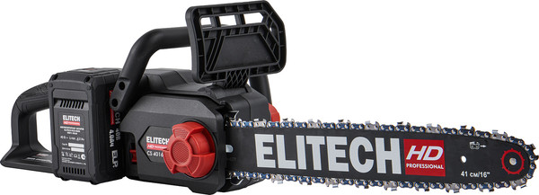Пила цепная аккумуляторная Elitech CS 4016BLК / 211702