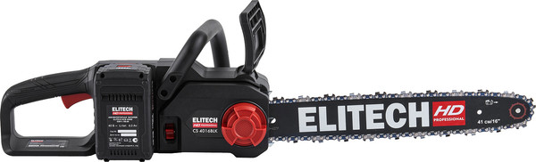 Пила цепная аккумуляторная Elitech CS 4016BLК / 211702