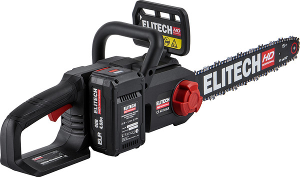 Пила цепная аккумуляторная Elitech CS 4016BLК / 211702