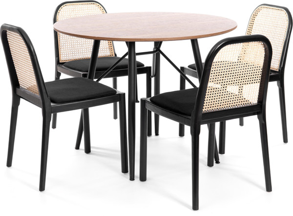 Стул Tetchair Freya дерево вяз/ротанг