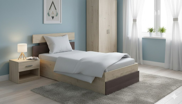 Односпальная кровать Proson Milton с ПМ 80x200