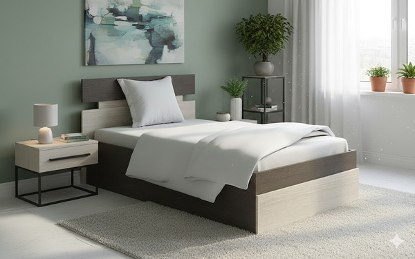 Односпальная кровать Proson Milton с ПМ 80x190