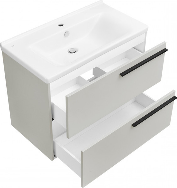 Тумба с умывальником Акватон Амели 80 / 1A2624K0AE7A0