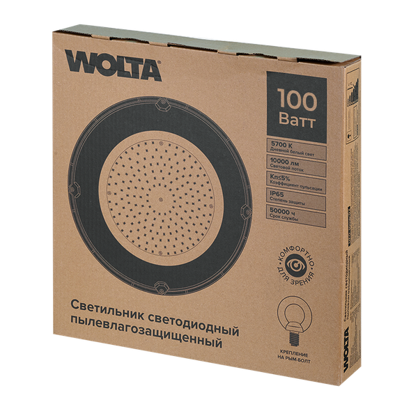 Светильник ЖКХ Wolta UFO-100W/02