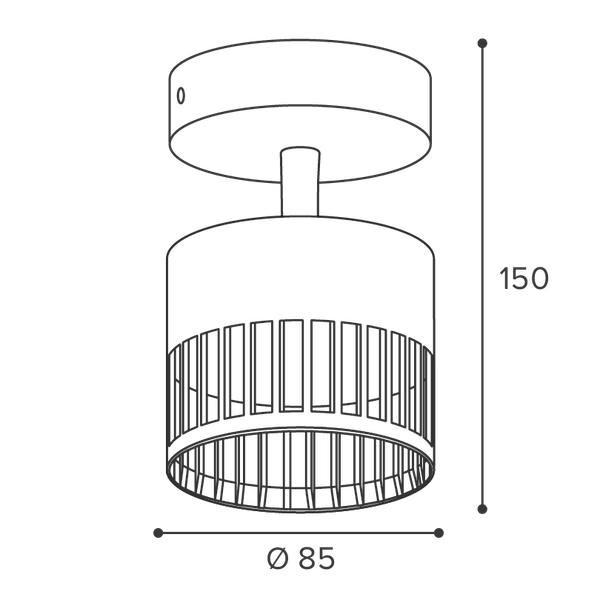 Спот Wolta WSL-GX53/19B-1