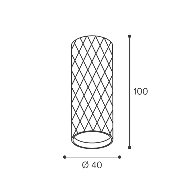 Точечный светильник Wolta WSL-MR11/17BG