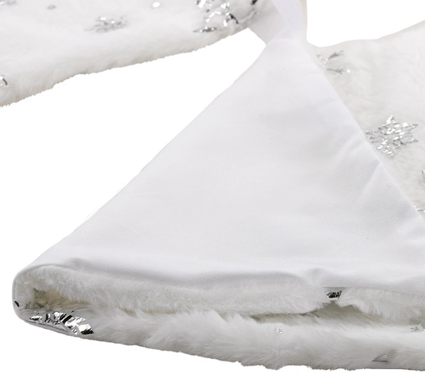 Юбка под елку Золотая сказка С серебристыми снежинками / 592158