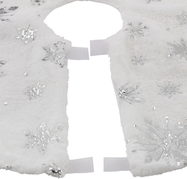 Юбка под елку Золотая сказка С серебристыми снежинками / 592158