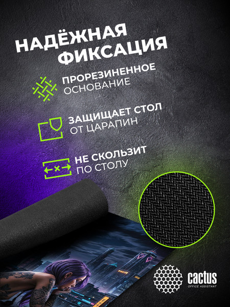 Коврик для мыши Cactus Erotic Girl CS-MP-PRO03XLL