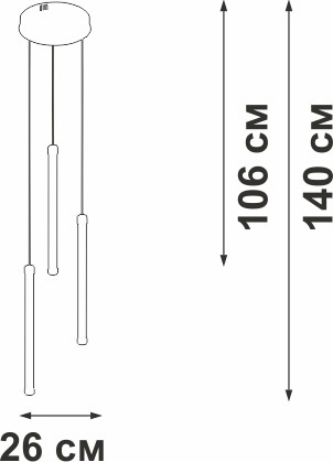 Люстра Vitaluce V3849-8/3S