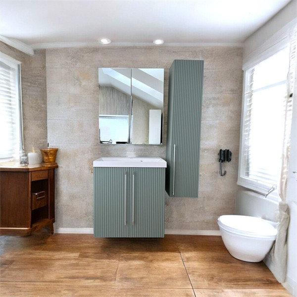 Тумба под умывальник Garda Glory 78_600 / 25.78.600.PVC - фото