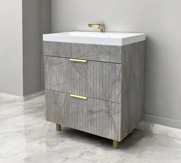 Тумба под умывальник Garda Onda 94_600 / 09.94.600.PVC - фото