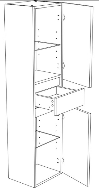 Шкаф для ванной Garda Tramonta 56н_350 / 08.56н.350