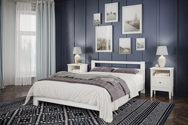 Двуспальная кровать Bravo Мебель Лана 160х200