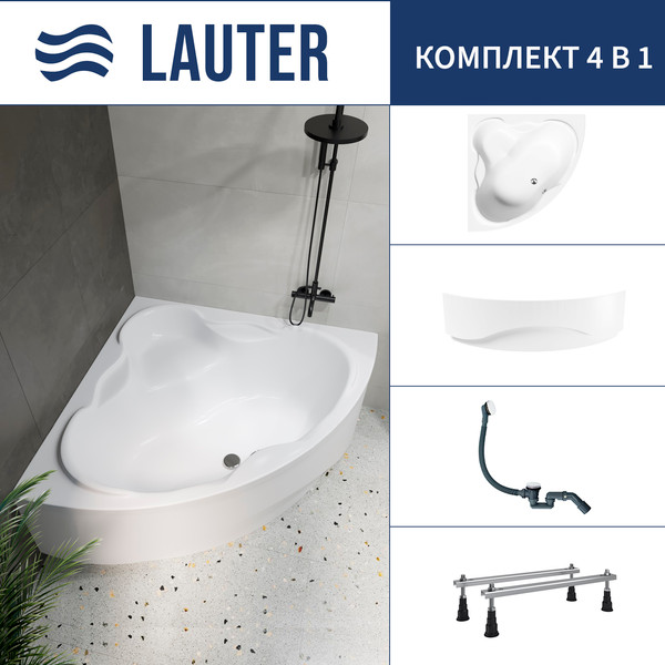 Ванна акриловая Lauter Riviera 150x150 / 21050150 - фото