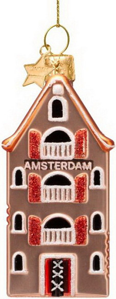Елочная игрушка Vondels Амстердамский домик / 2250999090010 - фото