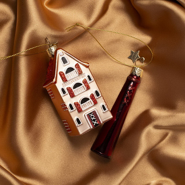 Елочная игрушка Vondels Амстердамский домик / 2250999090010