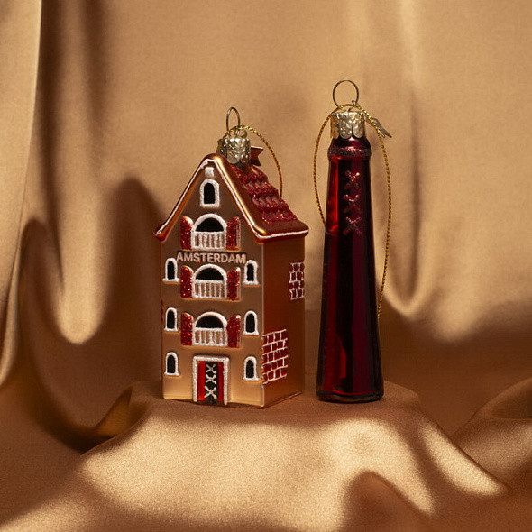 Елочная игрушка Vondels Амстердамский домик / 2250999090010