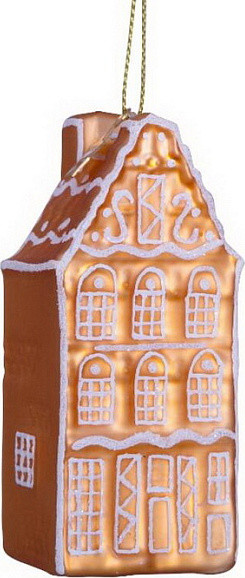Елочная игрушка Vondels Амстердамский пряничный домик / 3212830090015 - фото