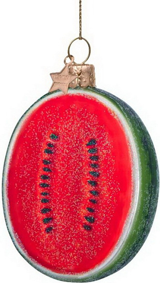 Елочная игрушка Vondels Арбуз / 2222810100017 - фото