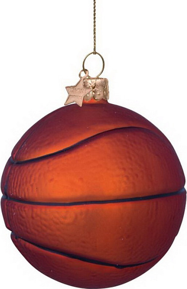 Шар новогодний Vondels Баскетбольный мяч / 2222620090010