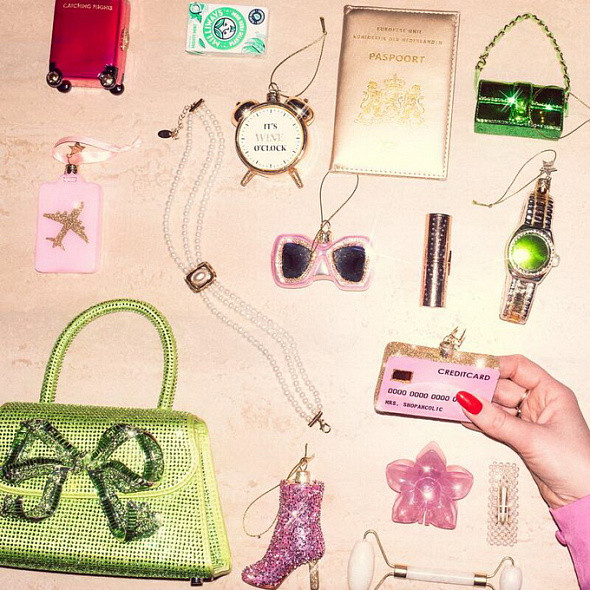 Елочная игрушка Vondels Будильник. It's wine o'clock / 2250101090013