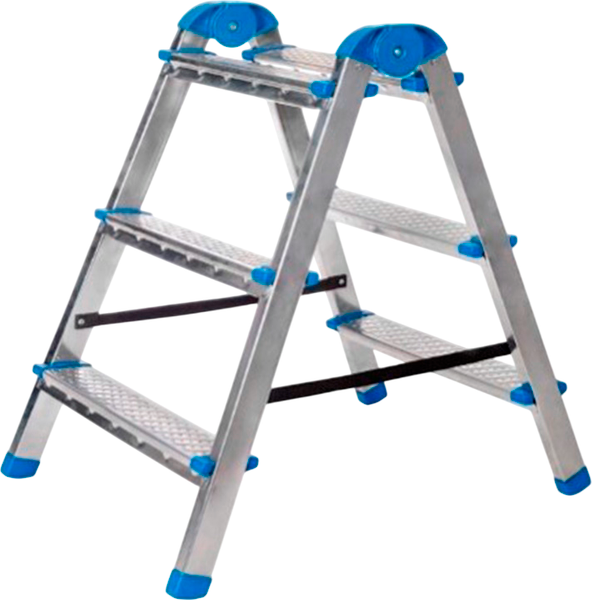 Лестница-стремянка Азбука Комфорта B3 TwoSide Pro / LDTH-02.03 - фото