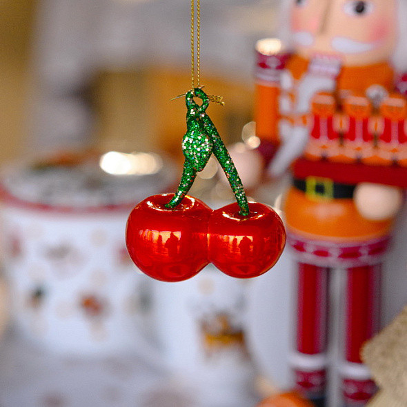 Елочная игрушка Vondels Вишня / 1202510080018