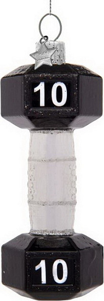 Елочная игрушка Vondels Гантель / 4217000105017 - фото