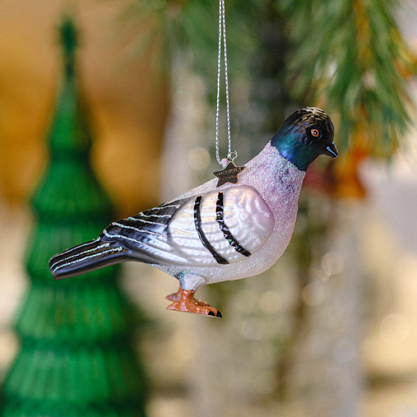 Елочная игрушка Vondels Голубь / 1222300075017