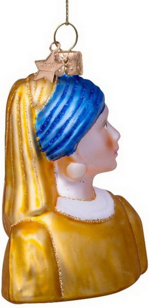 Елочная игрушка Vondels Девушка с жемчужной сережкой / 3207000080071
